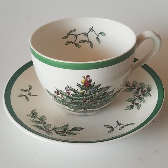 Spode Other - Vintage spode christmas tree cup an saucer